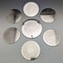Set of 6 British Vintage Silver Plated Coasters Boxed