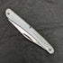 British Antique White Pearl Shell Handle Stainless Blade Folding Pen Knife