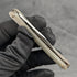 British Antique White Pearl Shell Handle Stainless Blade Folding Pen Knife