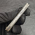 British Antique White Pearl Shell Handle Stainless Blade Folding Pen Knife