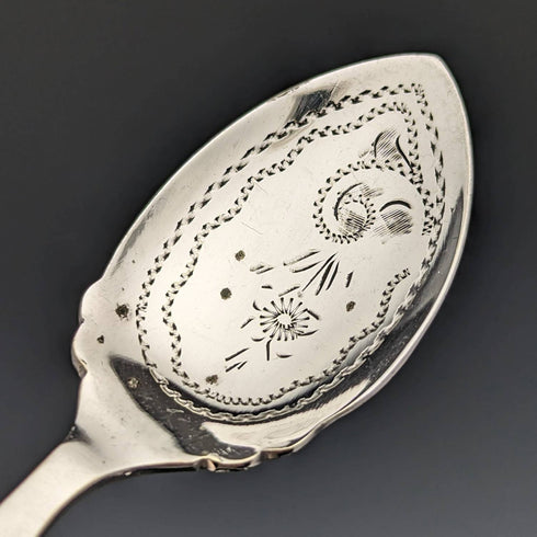 英国ヴィンテージ シルバープレート製 デザートカトラリーセット 白蝶貝ハンドル