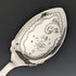 British vintage silver plate dessert cutlery set white butterfly shell handle