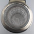 1896 British antique pure silver lid cut glass jar 300g