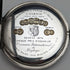 Around 1910 Antique Ulysse Nardin pocket watch Wild beast engraving Silver hunter case Works well
