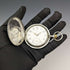 Around 1900 Antique Omega pocket watch silver side hunter case works well