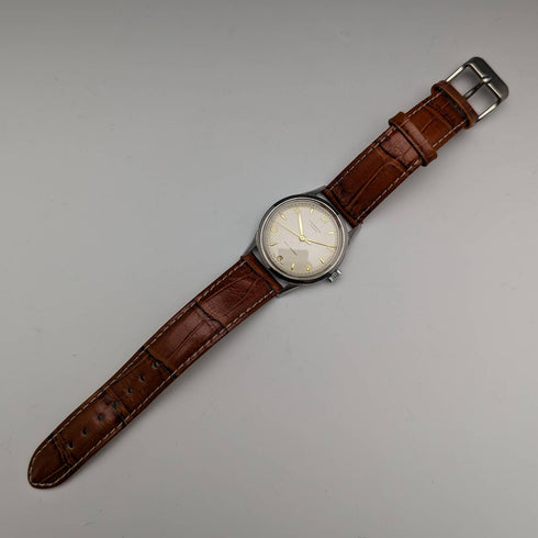 British vintage Benson mechanical wristwatch CYMA Move metal case good operation