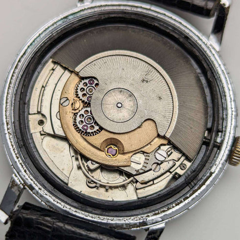 British Vintage MAPPIN self-winding watch 3 hands calendar metal case operation good
