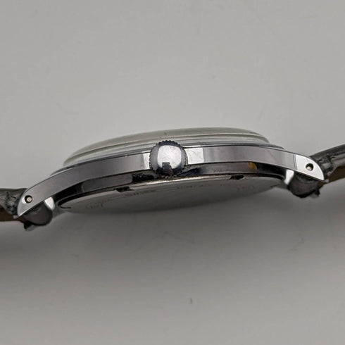 英国ヴィンテージ ガラード 機械式腕時計 メタルケース 動作良好