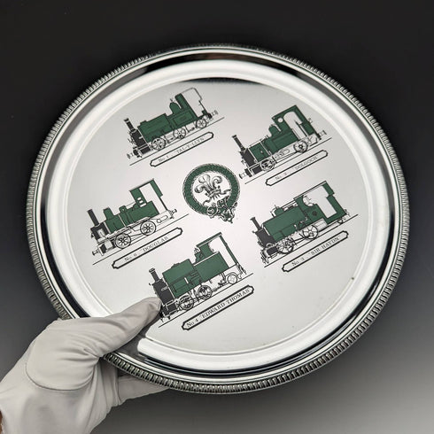 英國復古鍍鉻板托盤機車設計直徑 30cm