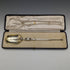 1910 British Vintage Pure Silver Large Annoting Spoon 85g Cased