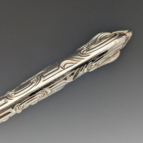 1975年 英国ヴィンテージ 純銀製ハンドル テーブルカトラリー 6ペアセット ケース入