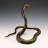 Antique Cobra Shaped Brass Pocket Watch Holder Display Stand Height 15cm