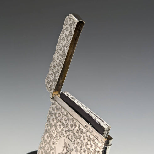 1897 年英國古董純銀名片夾 58 克 Frederick Marson