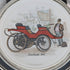 Set of 8 British Vintage Silver Plated Classic Car Printed Coasters