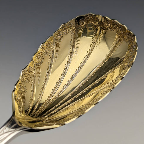 1890年頃 英国アンティーク シルバープレート製 フルーツ&ナッツセット ケース入