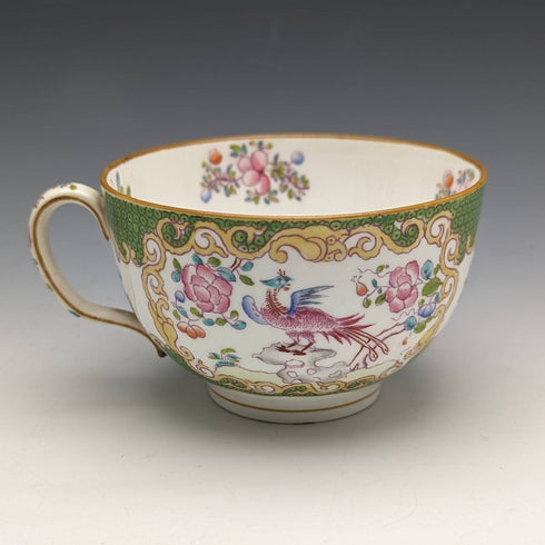 20世紀前半 英国ミントン ティーカップトリオ コカトリス グリーン