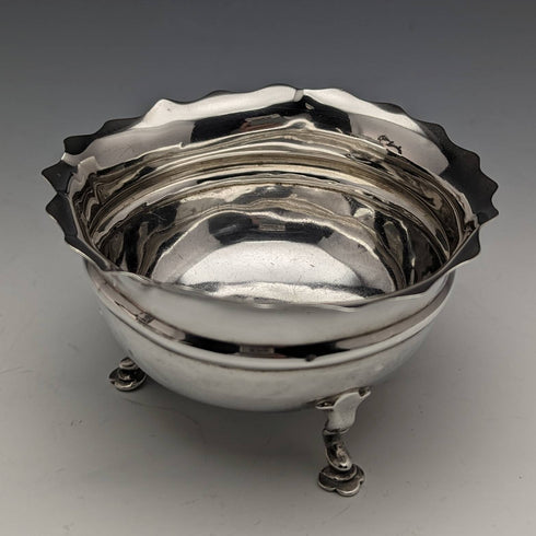 1905 British Antique Pure Silver (925 Silver) Bachelor Teapot 3 Piece Set Total 500g Charles Boyton