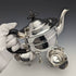 1905 British Antique Pure Silver (925 Silver) Bachelor Teapot 3 Piece Set Total 500g Charles Boyton
