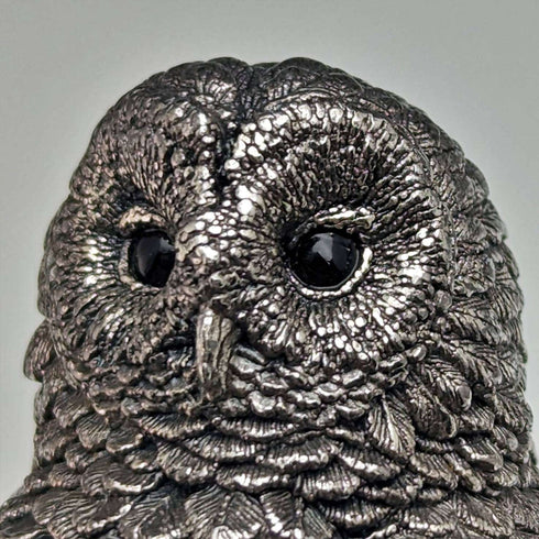 UK Country Artists Sterling Silver Sculpture Owl Figurine 78g