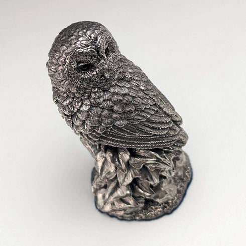 UK Country Artists Sterling Silver Sculpture Owl Figurine 78g