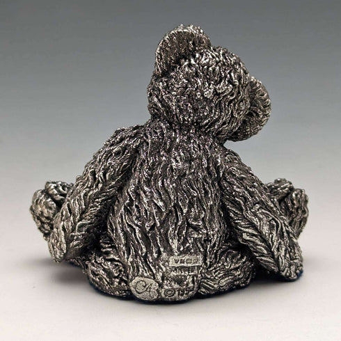 British Country Artists Sterling Silver Sculpture Teddy Bear Figurine 117g
