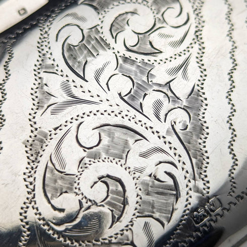 1919 British antique coin purse with sterling silver chain