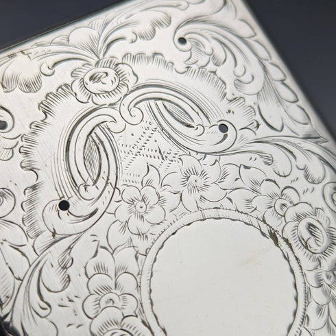 1863 British Antique Sterling Silver Lid Glass Vessel Set of 3 Pittway Brothers