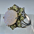 Vintage Jewelry Two Color Quartz Sterling Silver Ring