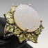 Vintage Jewelry Two Color Quartz Sterling Silver Ring