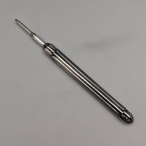 Antique Solid Silver Mechanical Pencil Telescopic 72-96mm Magic Pencil