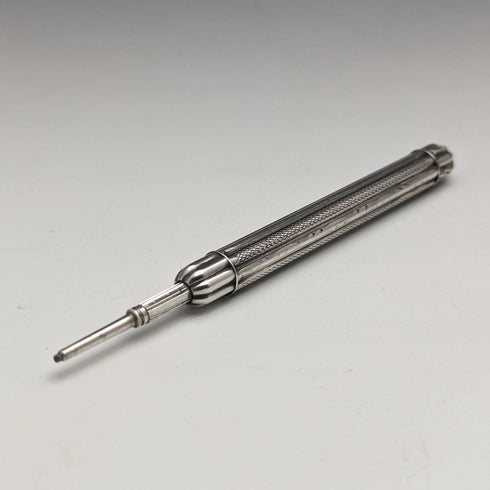 Antique Solid Silver Mechanical Pencil Telescopic 72-96mm Magic Pencil