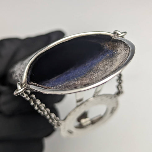 1902 年英國古董純銀腰帶眼鏡盒