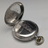 Around 1910 Antique Omega pocket watch Flower engraving Silver side hunter case Works well