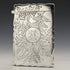 1888 British antique sterling silver card case 48g Frederick Marson