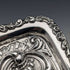 1902 British Antique Sterling Silver Relief Engraving Dressing Table Tray 306g