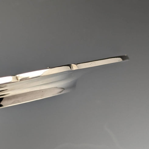 1900 年左右美國古董純銀側盤一對共 366 克