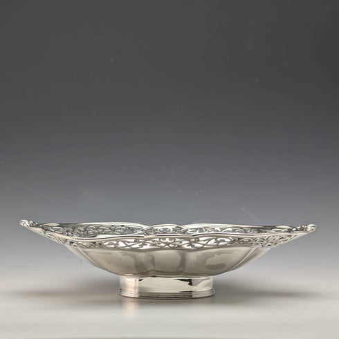 1902 年英國古董純銀盤子 141 克哈里森兄弟