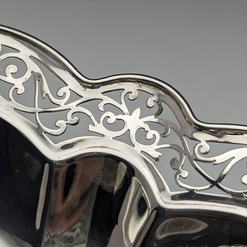 1902 年英國古董純銀盤子 141 克哈里森兄弟