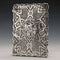 1872 British antique sterling silver card case 50g GEORGE UNITE