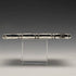 1872 British antique sterling silver card case 50g GEORGE UNITE