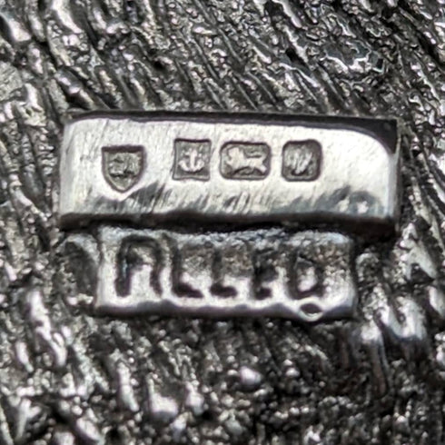 英國鄉村藝術家兩隻小貓純銀雕塑雕像