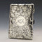 1909 British Antique Sterling Silver Card Case 63g Cohen and Charles