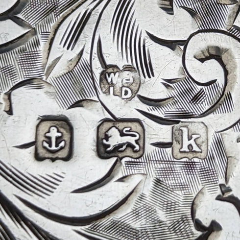 1909 年英國古董純銀卡包 63 克 Cohen 和 Charles