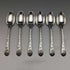 Around 1875 Set of 6 English Antique Silver Plated Teaspoons