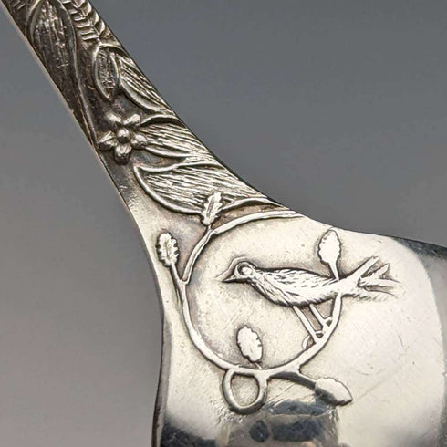 Around 1875 Set of 6 English Antique Silver Plated Teaspoons