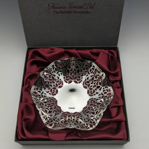 英國復古純銀耳環盤 87 克 Francis Howard 盒裝