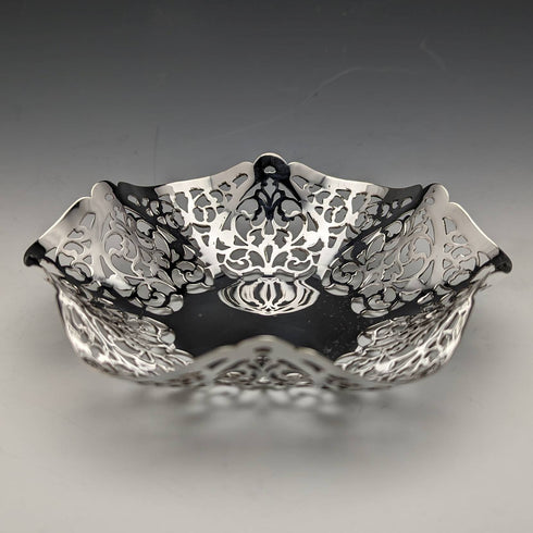 英國復古純銀耳環盤 87 克 Francis Howard 盒裝