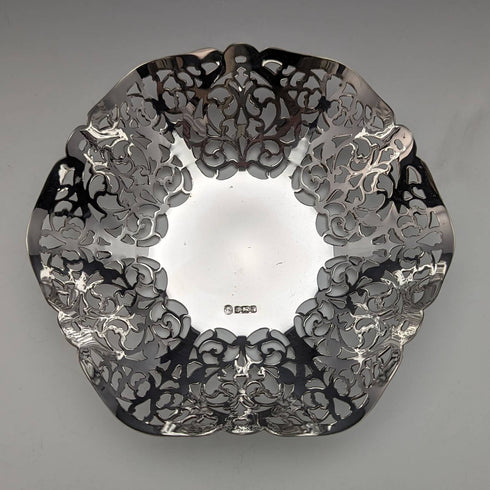 英國復古純銀耳環盤 87 克 Francis Howard 盒裝