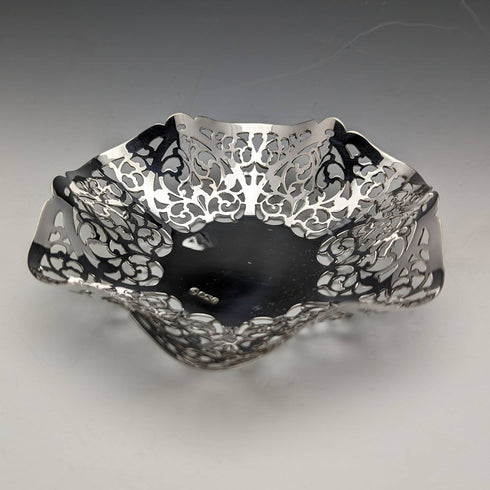 英國復古純銀耳環盤 87 克 Francis Howard 盒裝