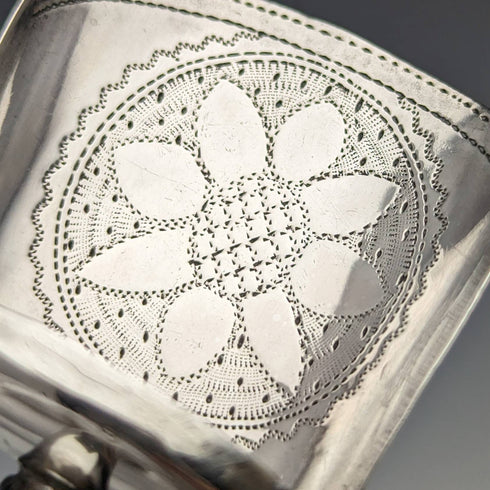 1809年 英国アンティーク 純銀製 シャベル型ティーキャディースプーン ジョージアン